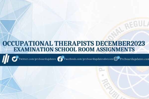 Occupational Therapists December 2023 Results