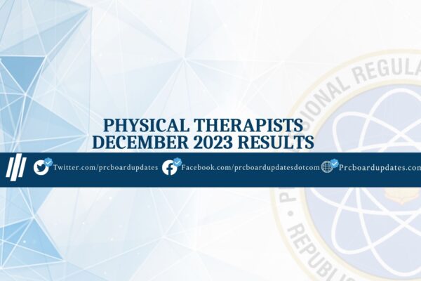 Physical Therapists December 2023 Results