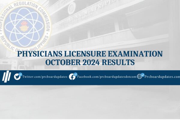 Physicians Licensure Examination October 2024 Results