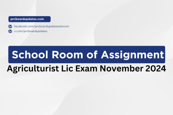 Agriculturist Lic Exam November 2024