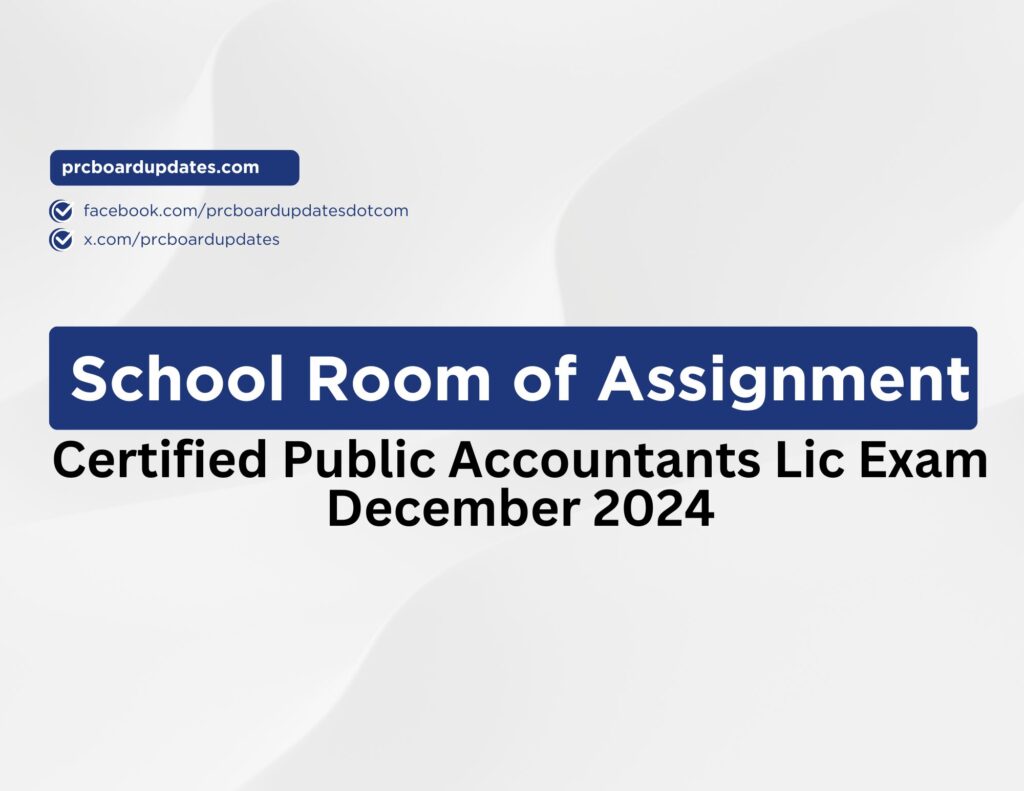 Certified Public Accountants Lic Exam December 2024