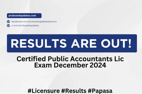 Certified Public Accountants Lic Exam December 2024 Results