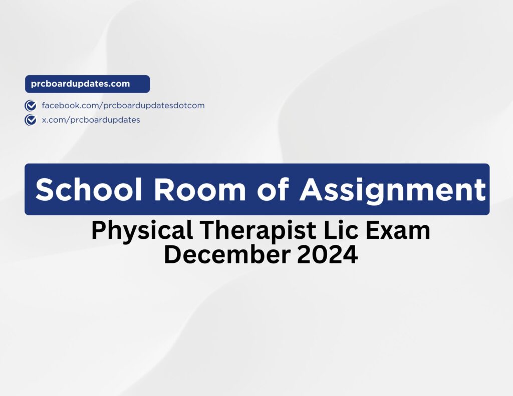 Physical Therapist Lic Exam December 2024
