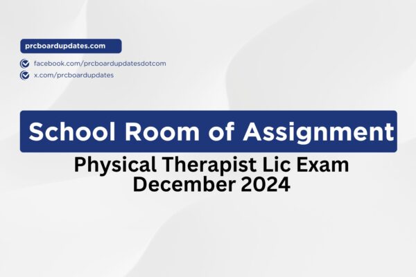 Physical Therapist Lic Exam December 2024