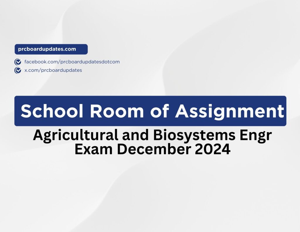 Agricultural and Biosystems Engr Lic Exam December 2024