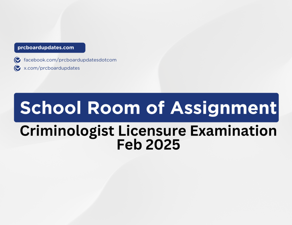 Criminologist Licensure Examination Feb 2025