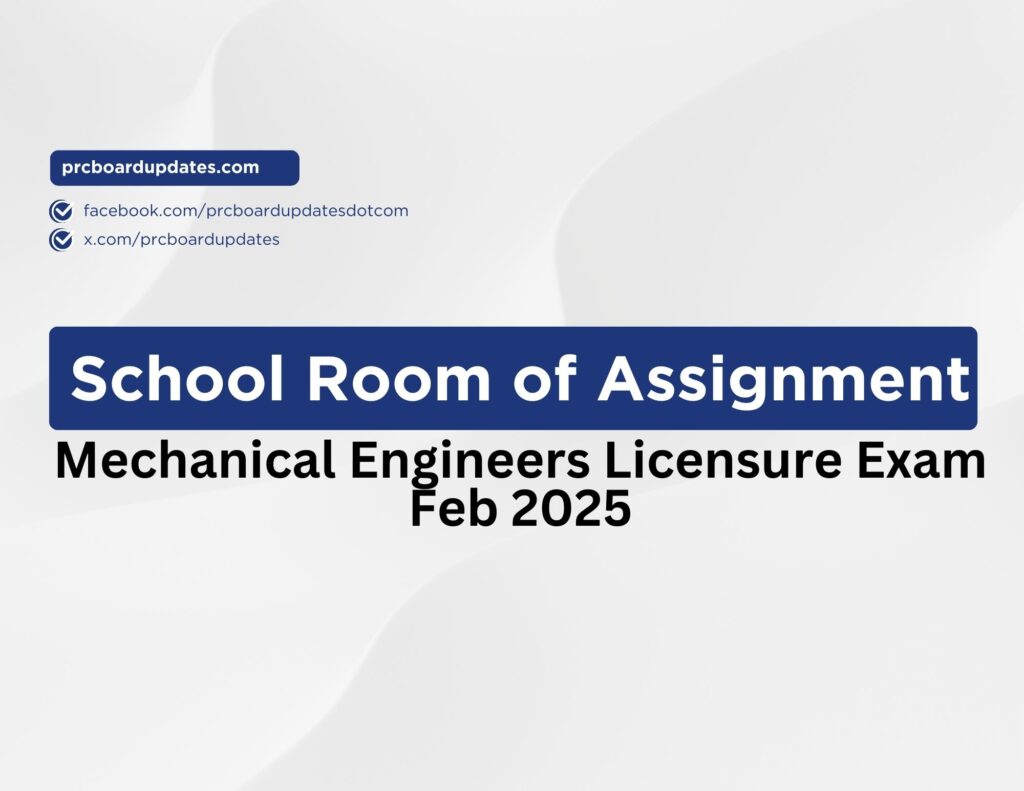 Mechanical Engineers Licensure Exam Feb 2025