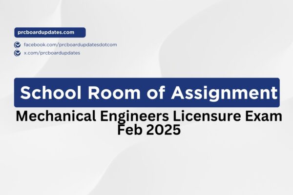 Mechanical Engineers Licensure Exam Feb 2025