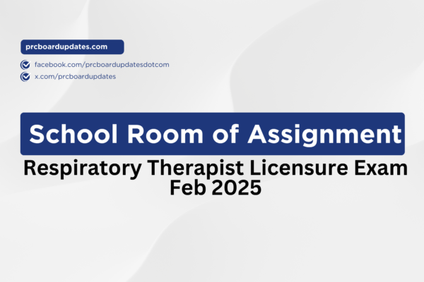 Respiratory Therapist Licensure Exam Feb 2025