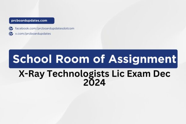 X-Ray Technologists Lic Exam Dec 2024