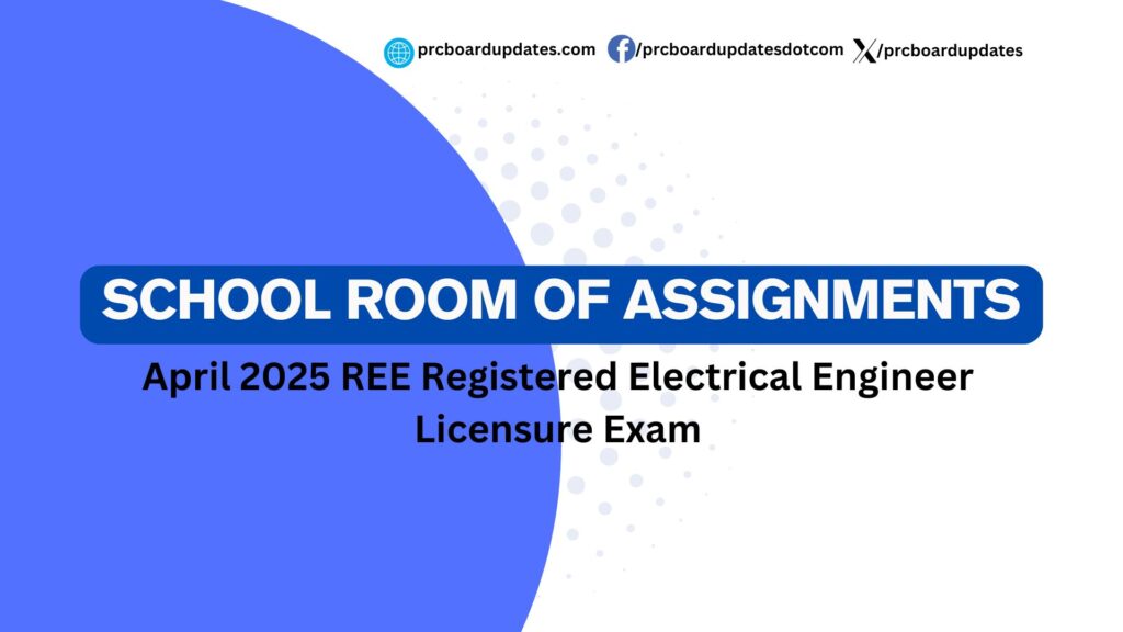 April 2025 REE Registered Electrical Engineer Licensure Exam
