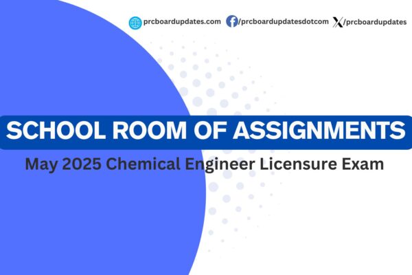 May 2025 Chemical Engineer Licensure Exam