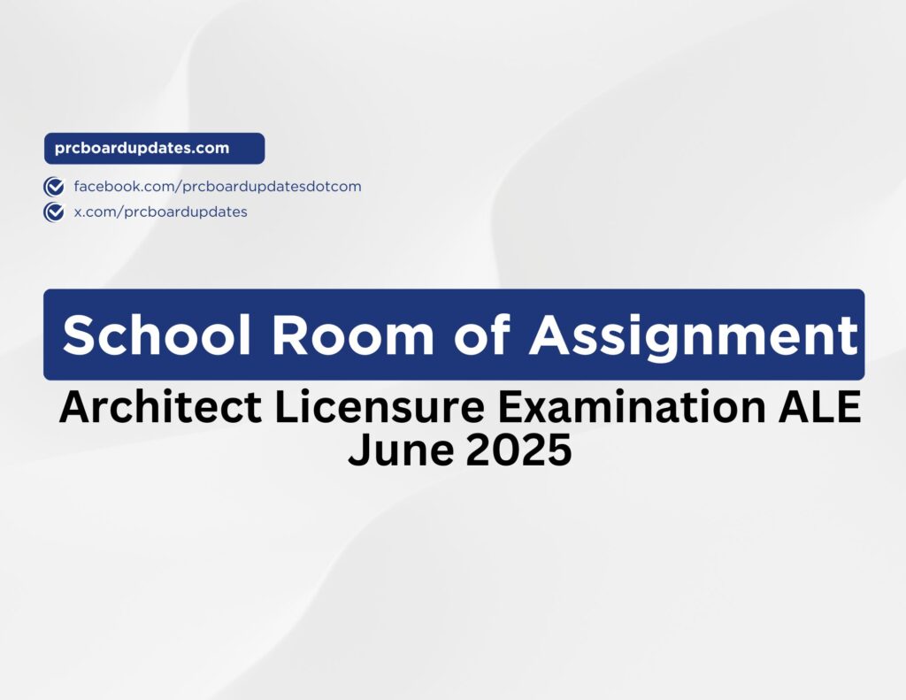 Architect Licensure Examination ALE June 2025