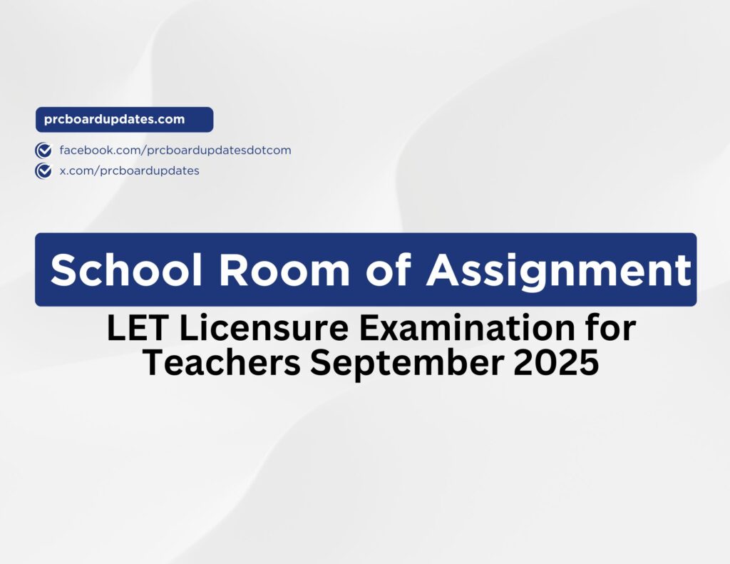 LET Licensure Examination for Teachers September 2025
