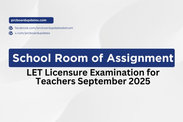 LET Licensure Examination for Teachers September 2025